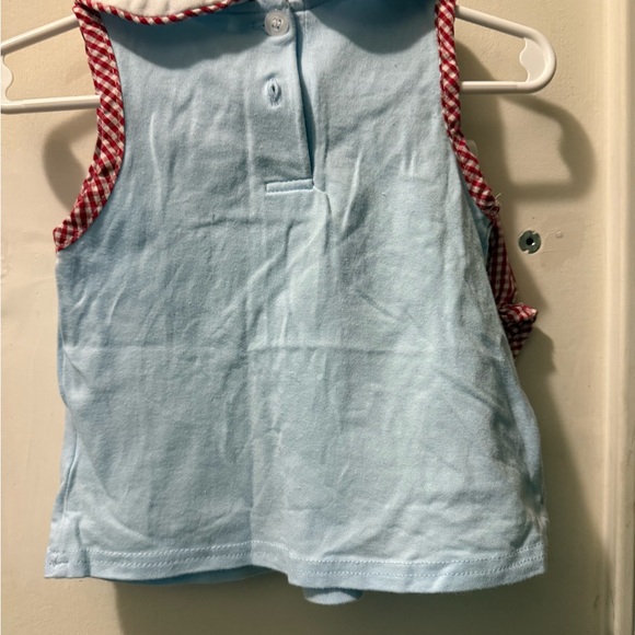 Stitchy Fish Cutie to the Core Applique Diaper Set - Picture 6 of 11